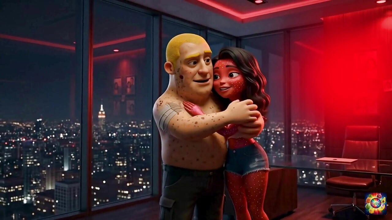 Romantik çift şehvetli bir geceyi paylaşıyor - ai hentai asmr
