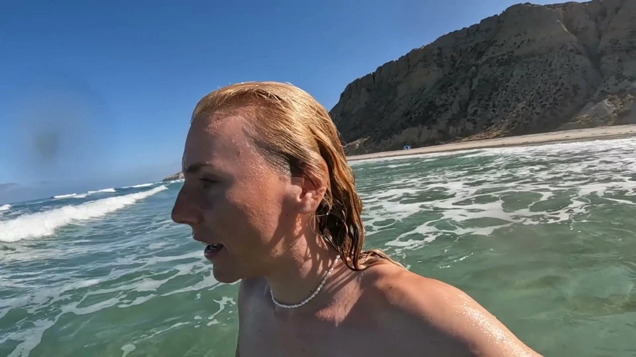 Facial at the Nude Beach