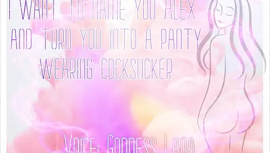 Sadece ses - sana Alex ismini vermek ve seni yarak emici yapmak istiyorum