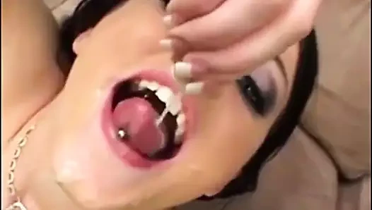 Yüze boşalma derleme #2