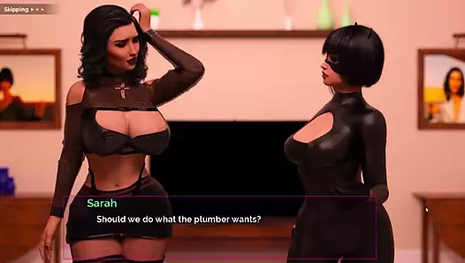 Kapa çeneni ve dans et - her iki bayanın da borularını temizleme (3-3)