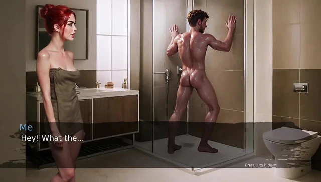 Üvey kız kardeş banyoda üvey erkek kardeşinin sikini emmek istiyor