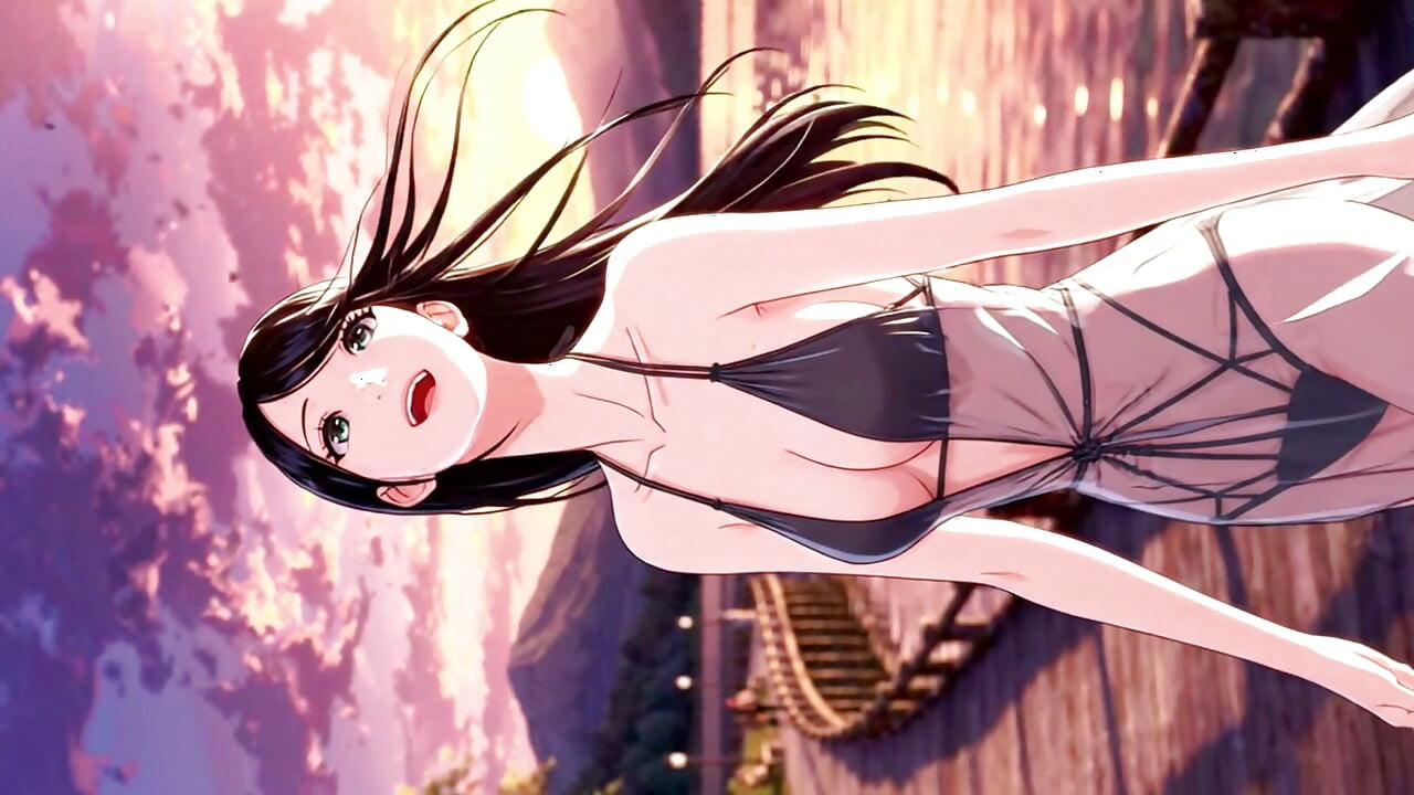 Güzel Anime Kızlarının Neşeli Günleri: Yaz Cenneti 3D Anime AI-Generated