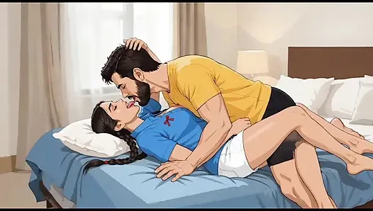 Hırsız süper pazarda cezalandırılıyor