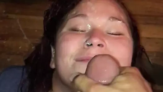 Bj ve dağınık yüz - boşalmak fahişe eğitimi - 7