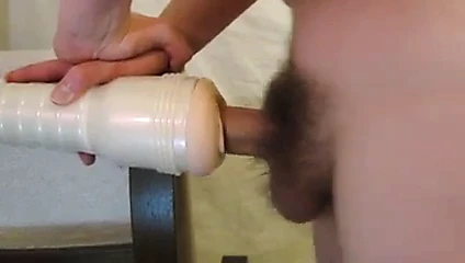 Fleshlight orgazm ve Creampie oyun