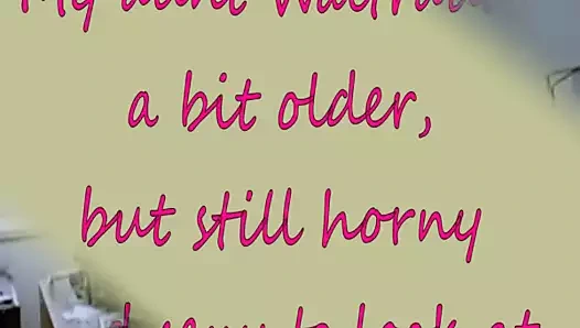 Teyzem Waltraud, biraz daha yaşlı ama yine de azgın ve seksi, ben de