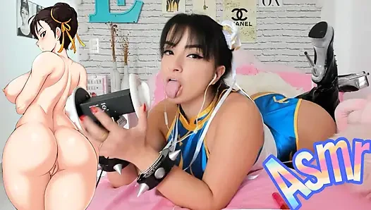 ASMR PORNO YOĞUN CHUN LI COSPLAY EMANUELLY RAQUEL KULAK YALıYOR AHEGAO ORAL SEKS VE MEME SIKIŞI