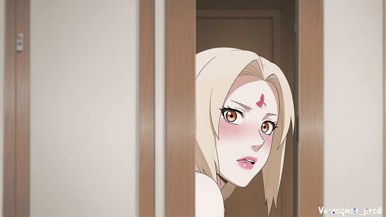 Tsunade'in üvey annesi yanlışlıkla üvey oğlunun büyük penisini gördü ve karşı koyamadı. Tsunade hentai cosplay