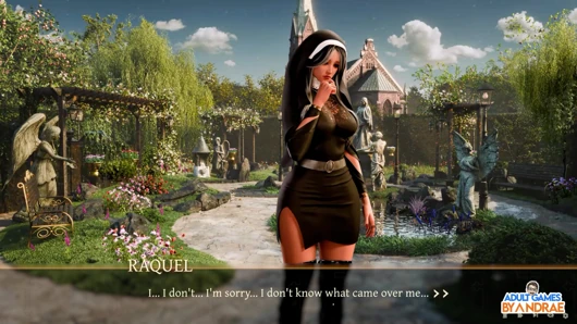 Sisters in Sin Gameplay Part 19 - Helga Caught Fingering in Front of the Altar