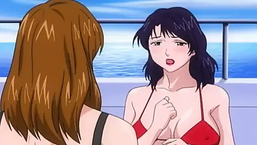 Ev hanımı swingers için bir gemi yolculuğuna zevk aramaya gitti