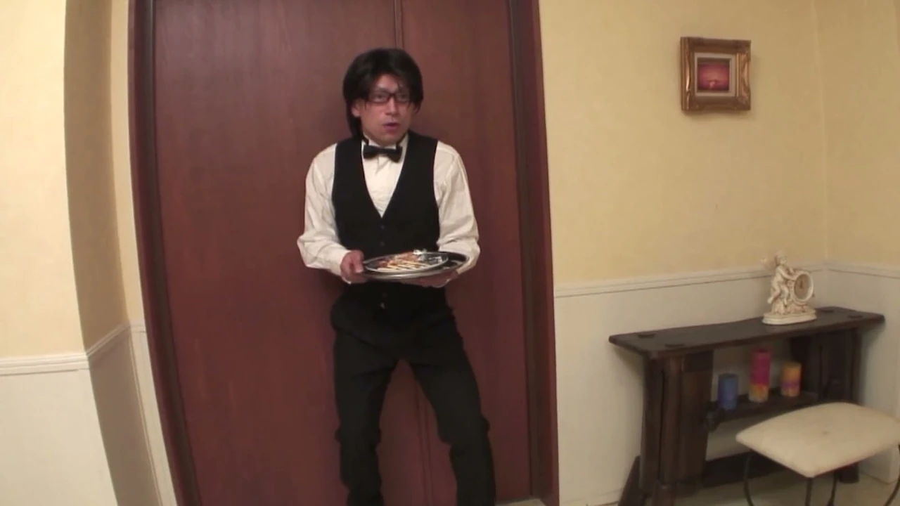 Oriental Beauty Scene-1 busty Japanese Brunette Fucking in a Hotel Ends in a Threesome with the Bellman