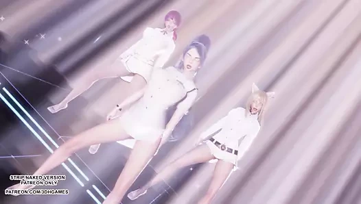Mmd momoland - baam ahri kaisa evelynn seksi kpop dans ligi efsaneler kda