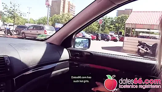Alman sürtük FitxxxSandy hırdavat dükkanında yakalandı ve sikildi