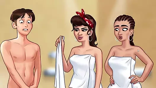 Üvey kız kardeş yaz mevsimi efsanesinde ateşli görünüyor bölüm 5