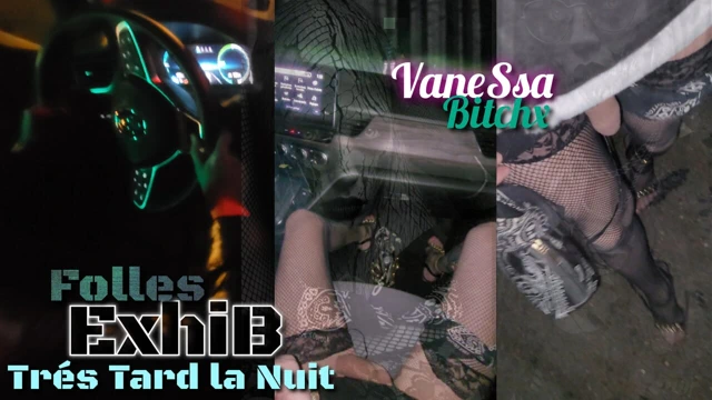 2 crazy women💀go to show off in the forest of Sénart, very late at night. ETIOLLES VaneSsaBiTCHx