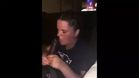 Beyaz sürtük emme çük