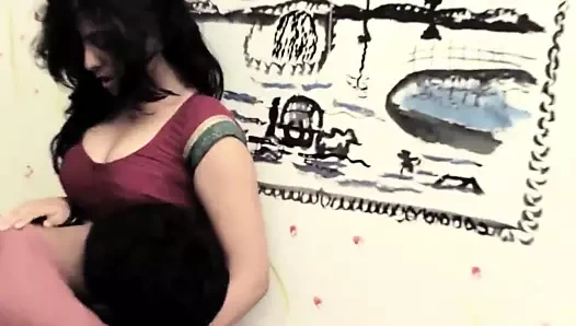 Satabdi sevgilisi ile sıcak ve seksi oluyor