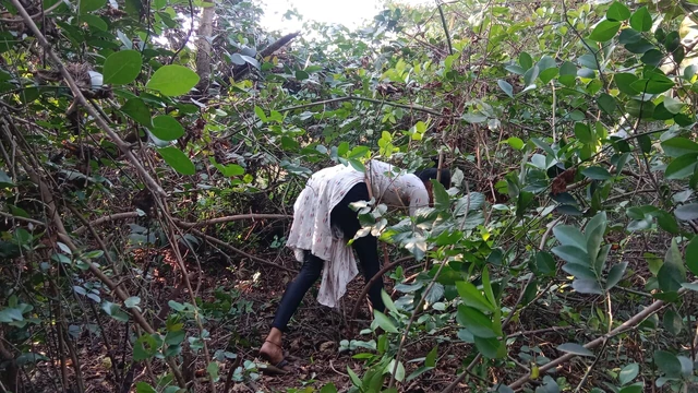 Горячая индийская жена занимается сексом в джунглях