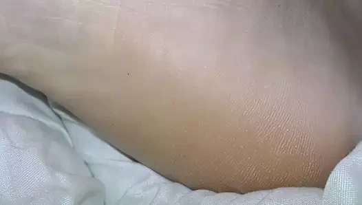 yakın yukarı ayak karısı