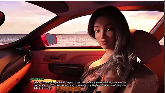 Radiant 6, garson bana göğüslerini gösteriyor