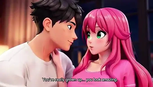 Üvey kız kardeş arzusunu tamamladıktan sonra üvey erkek kardeşini baştan çıkarıyor