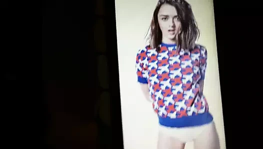 Maisie williams - arya stark cumtribute sop
