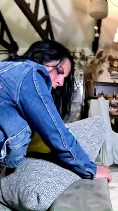 Dominant Denim MILF Beach Ball Fetish. Deepthroat, Popping, Doggy and Double Cum | Clip 1