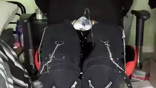 Yakalandı ve her yere işedi