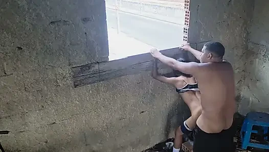 Terasta topu %100 anal yakaladım