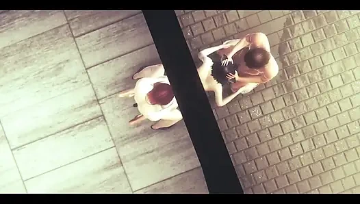 Hentai sansürsüz 3 boyutlu - kitty mastürbasyon 69 ve üçlü seks - Japon Asyalı manga anime oyunu porno