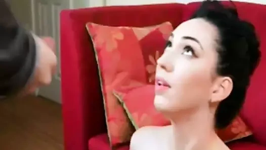 Yüze büyük boşalma 1