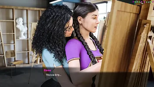 L7team tarafından Sunville'in orta yaşlı seksi kadın - sanat öğrenmek, anal yol, öğrenciler ve öğretmenle üçlü seks 82