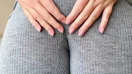 Girl teasing you in the tight pants