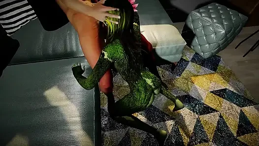 Seksi dryad bakış açısıyla yarak emiyor