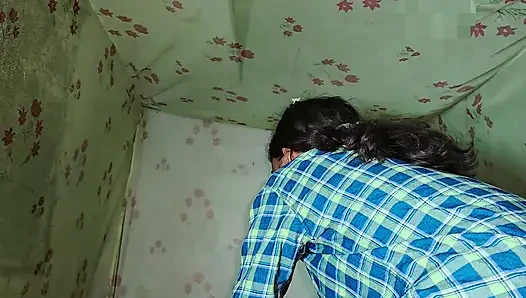 After a long time hard sex with loud moaning with Virgin college girl