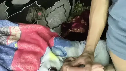 Guy enjoys cum time