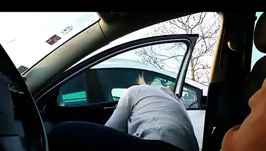 Puma berbat çük içinde araba