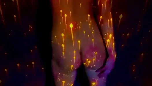 Naked disco girl