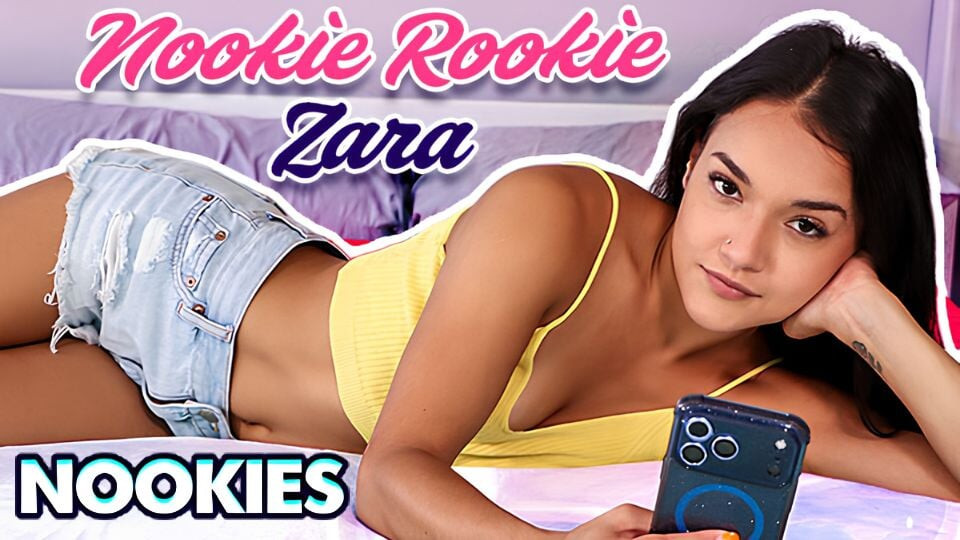 Nookies- sevimli Zara erkek arkadaşının arkadaşı için bacaklarını açıyor ve her santimini alıyor