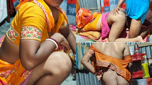 Bangla New model bhabhi and me home enjoy
