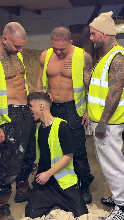 Chav Twink 3 büyük karşı ve 3 büyük dölle kaplı