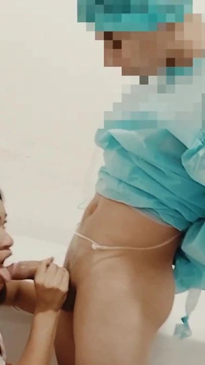 Deep throat of ass nurse in medical center Porn in spanish | Clip 1