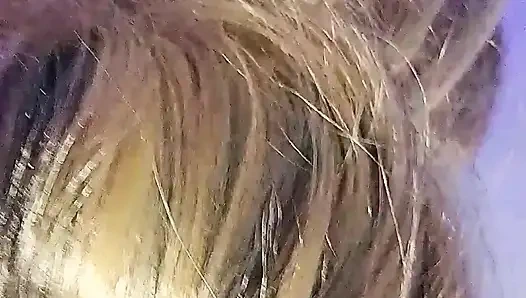 Kocaman bir poposuyla sonunda seks yaptı.