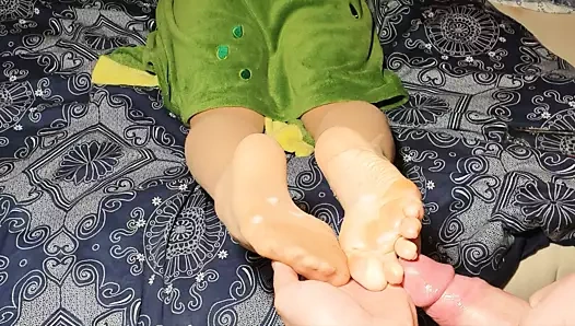 Ayak #3 üzerinde boşalmak