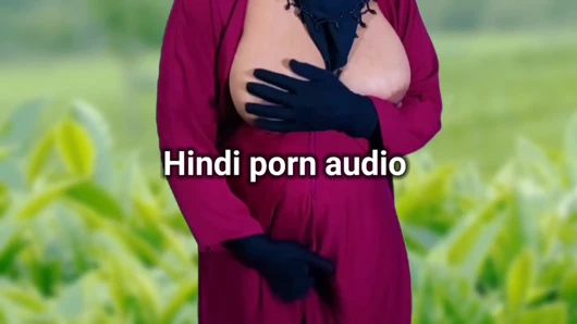 Hintli güzel tesettürlü Müslüman çift seks için susamış