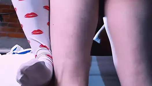 The city's stepsister seduces the stepbrother in his room, while his wife is away with friends