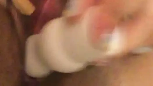 sabitlenmiş ve takılı iken dildoing