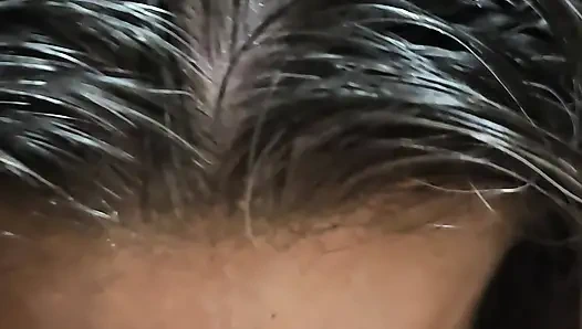 Azgın üvey anne yarak emiyor