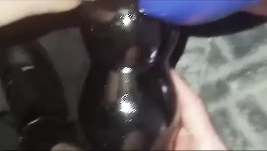 Kalınlık 3 seviye dildo balon dildo
